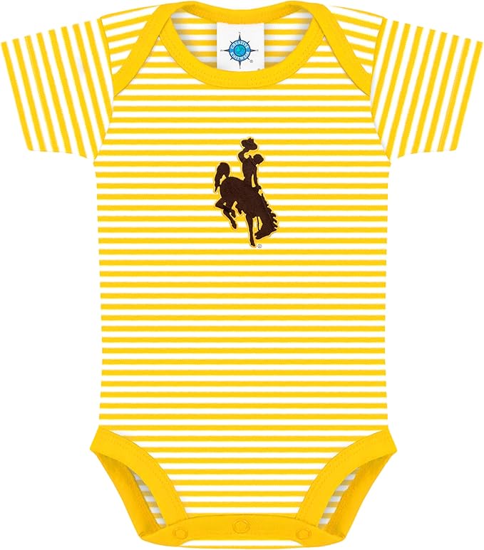 Creative Knitwear College Baby NCAA Infant Striped Bodysuit