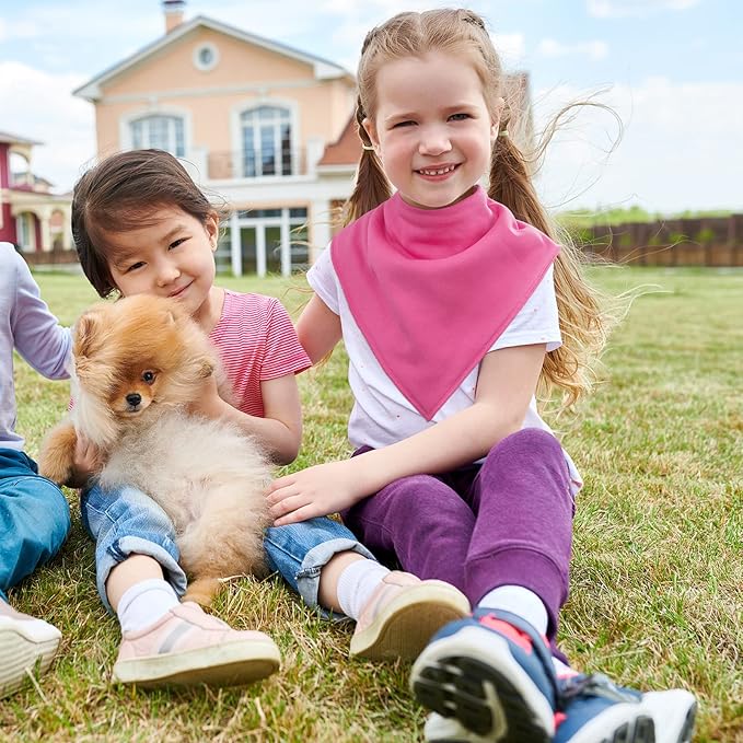 Adult Drool Bib for Special Needs, 3 Pk Soft Absorbent Large Bandana Bibs Set for Kids 4+, Men Women, Teens & Adults