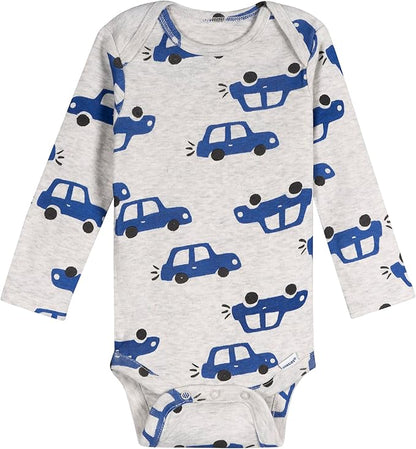 Onesies Brand, Unisex Baby, 6-Pack Long Sleeve Bodysuits
