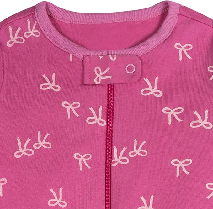 Onesies Brand baby-girls 4-pack Sleep 'N Play Footies Multi Pack