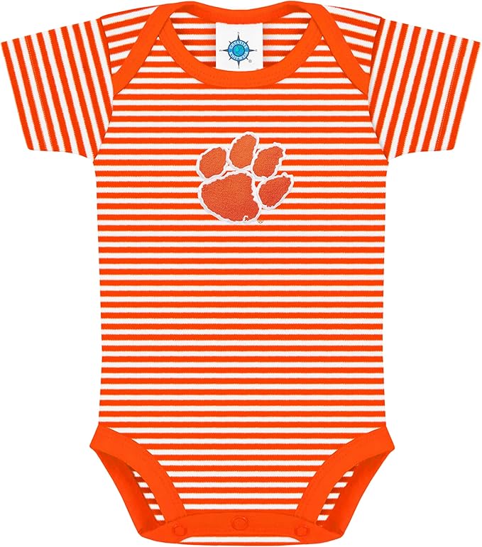 Creative Knitwear College Baby NCAA Infant Striped Bodysuit
