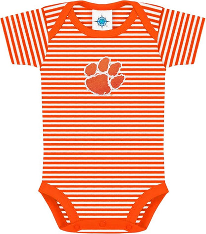 Creative Knitwear College Baby NCAA Infant Striped Bodysuit