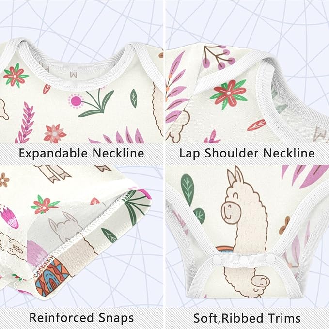 vvfelixl Dachshund Dog Baby Clothes for Boy Girl,Baby One-Piece Bodysuit for 0-24 Months,Short Sleeve