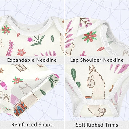 vvfelixl Dachshund Dog Baby Clothes for Boy Girl,Baby One-Piece Bodysuit for 0-24 Months,Short Sleeve