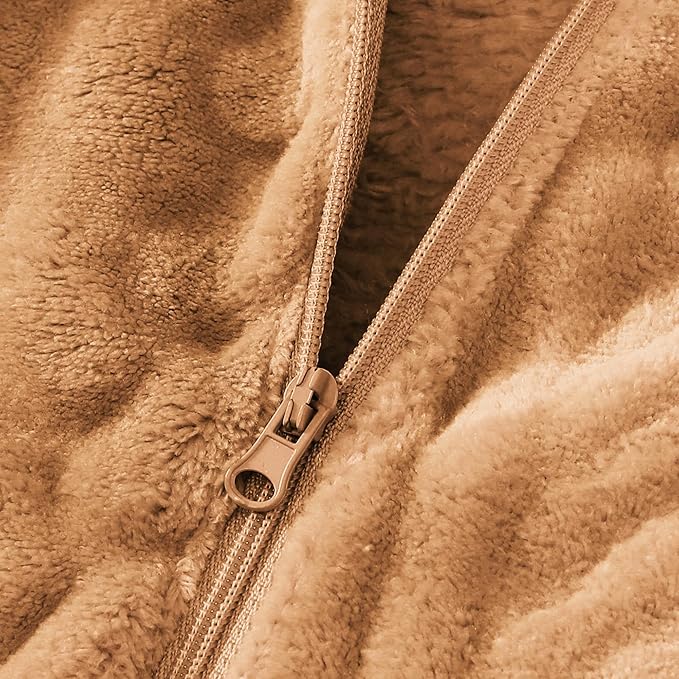 Saeaby Newborn Baby Girl Boy Clothes Fall Winter Infant Long Sleeve Fleece Jumpsuit Romper Hooded Baby Snowsuit Bear Outfit