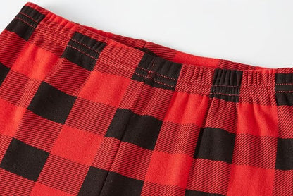 Babyroom Girls Matching Doll&Toddler 4 Piece Cotton Pajamas Toddler Christmas Sleepwear