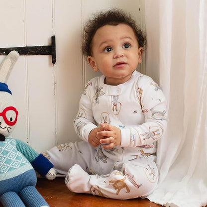 Burt's Bees Baby baby-boys Sleeper Pjs, 100% Organic Cotton, One-piece Footie, Zip Up Jumpsuit, Snug Fit Pajamas