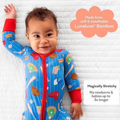 Little Sleepies Pajamas for Baby Boys & Girls, Viscose from Bamboo Baby Pajamas, Preemie & Newborn Sleepers, 2-Way Zipper PJs