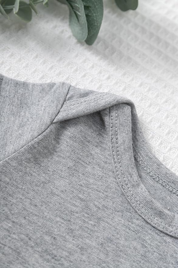 Level 1 Adorable Baby Romper 100% Soft Cotton Onesie Bodysuit for Newborns & Infants