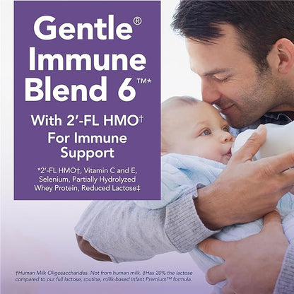 Amazon Brand - Mama Bear Gentle Premium Baby Formula Powder, DHA for Brain Support, Gentle Immune Blend 6, 2'FL HMO, For Fusiness, Crying & Gas, 21.5 oz, 1.34 pound (Pack of 1)