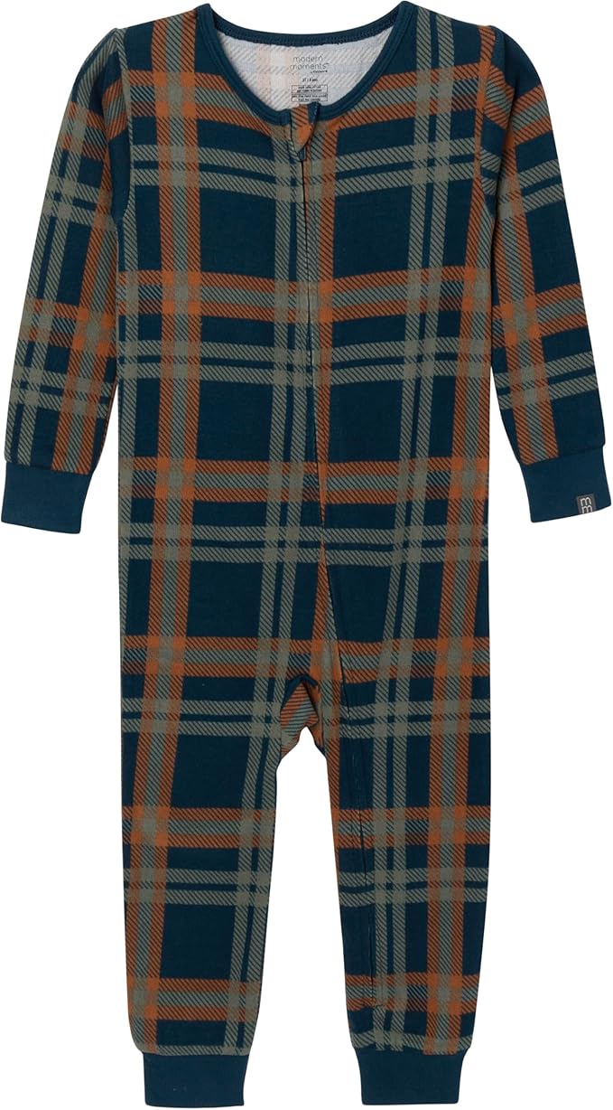 Modern Moments by Gerber unisex-baby Hacci Footless Pajamas
