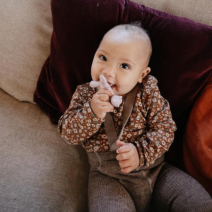 mushie Silicone Baby Teether Toy | Cat Figurine Teether