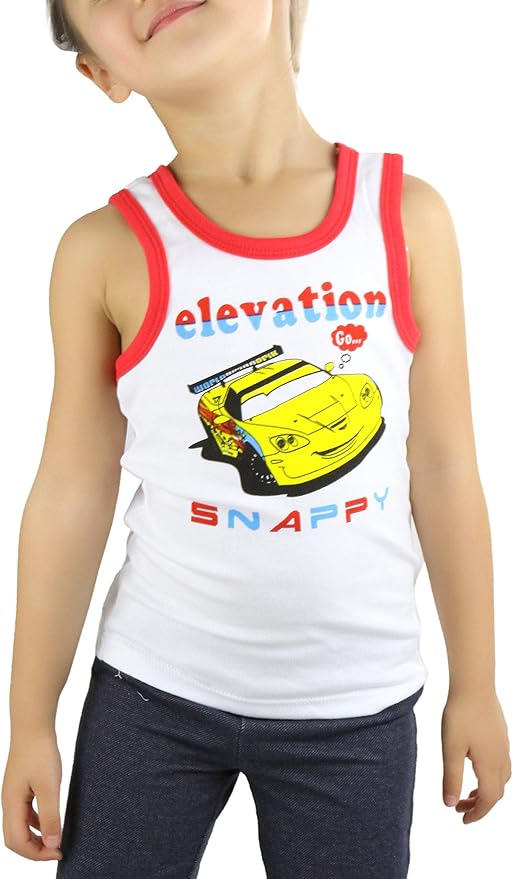 ToBeInStyle Boy's Pack of 4 Tank Tops