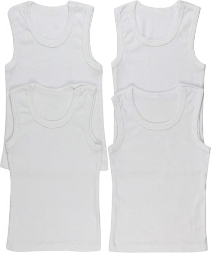 ToBeInStyle Boy's Pack of 4 Tank Tops