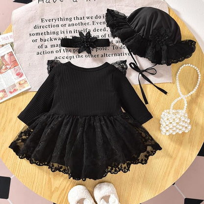 Baby Girl Lace Bodysuit Dress