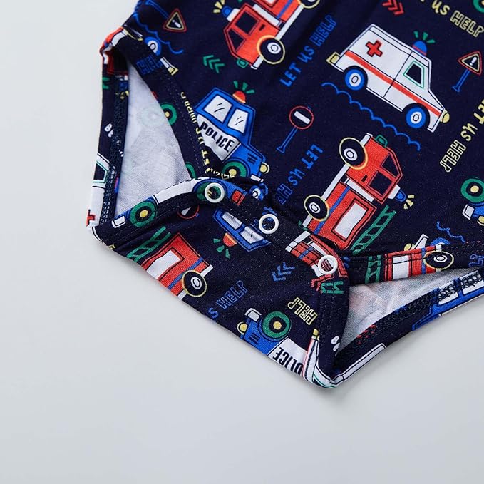 pureborn Baby Boys Girls Bodysuit Super Soft Cotton Romper 0-24 Months