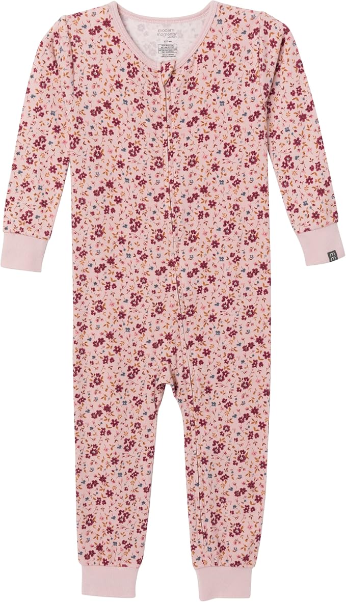 Modern Moments by Gerber unisex-baby Hacci Footless Pajamas