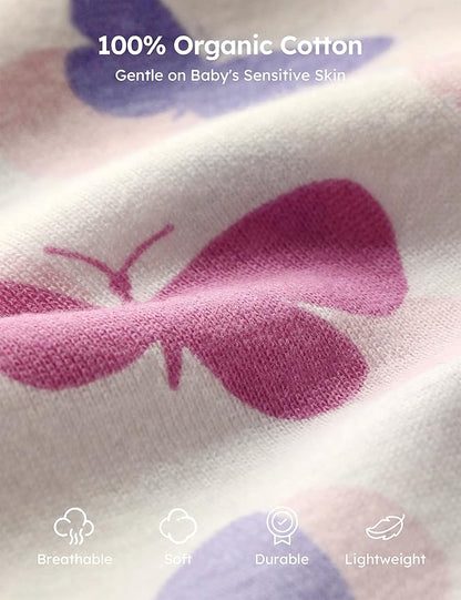 Yoofoss Baby Boy and Girl Romper 0-12 Months 100% Organic Cotton