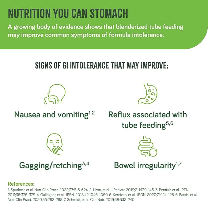 Real Food Blends Select Turkey, Pears & Pumpkin – Pureed Food Meal for Feeding Tubes, 9.4 oz Pouch (Pack of 12 Pouches)