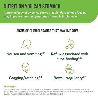 Real Food Blends Select Turkey, Pears & Pumpkin – Pureed Food Meal for Feeding Tubes, 9.4 oz Pouch (Pack of 12 Pouches)