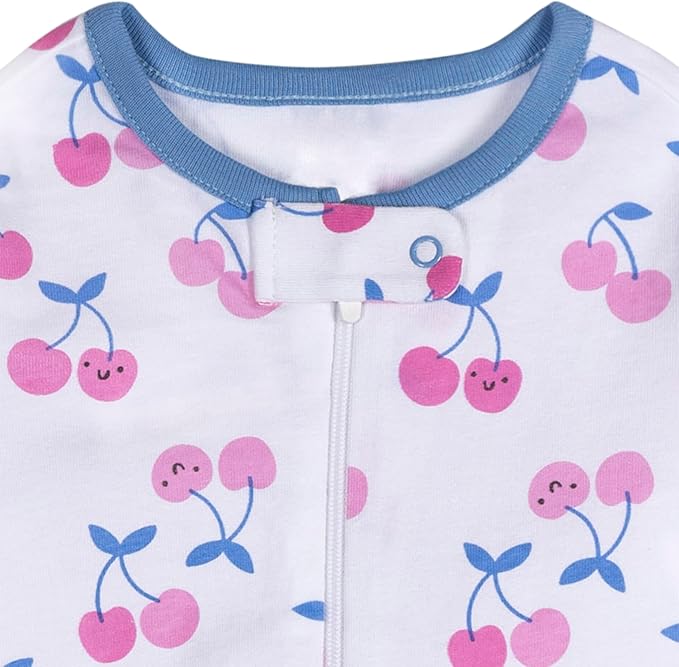 Onesies Brand baby-girls 4-pack Sleep 'N Play Footies Multi Pack