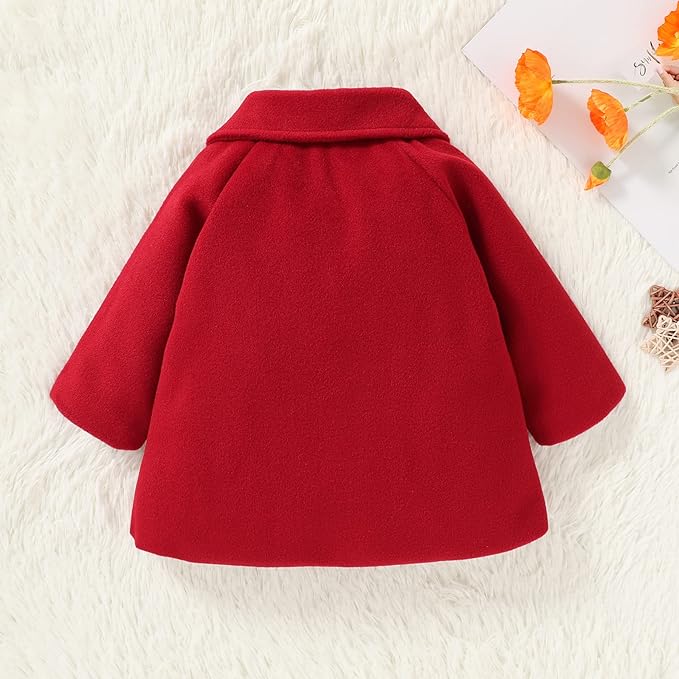 Baby Coats Fall Winter Kid Baby Girl Cloak Button Jacket Clothes Baby Outwear Clothes