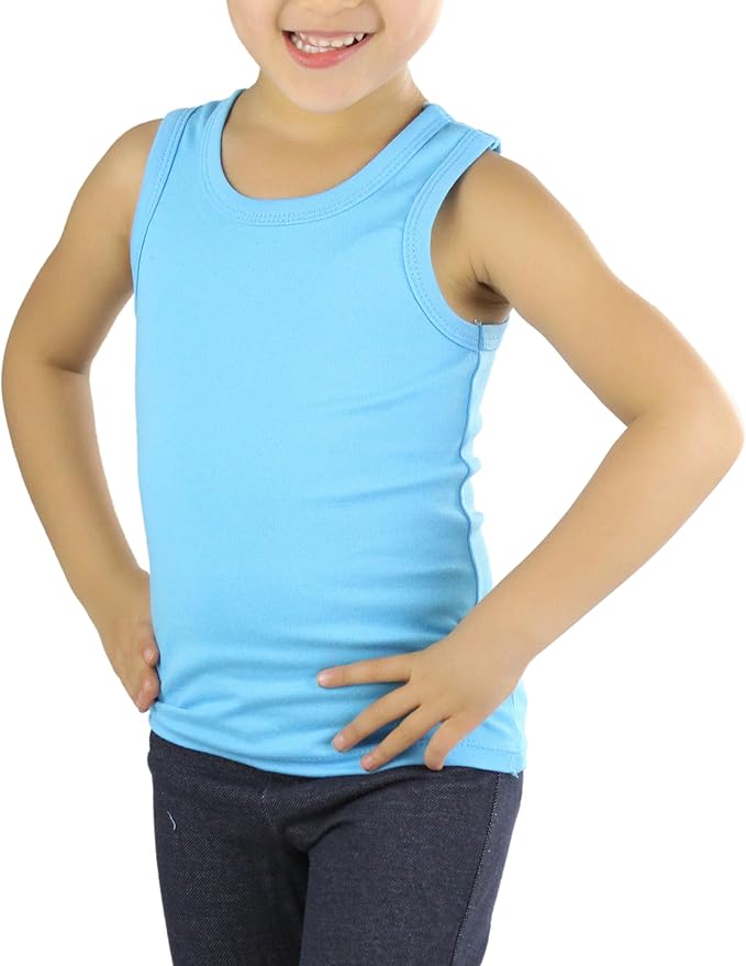 ToBeInStyle Boy's Pack of 4 Tank Tops
