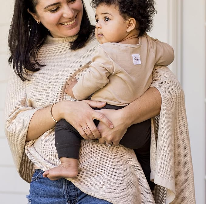 Burt's Bees Baby Organic Cotton Bodysuits – Baby Boy & Girl Short and Long Sleeve One-Pieces, 5-Pack