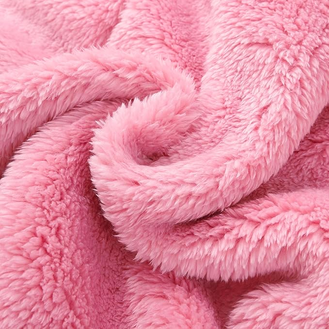 Baby Toddler Boys Girls Fleece Jacket with Hood Zip Up Cute Bear Coats for Infant Boys Girls Fuzzy Jacket with Ear 1-5T