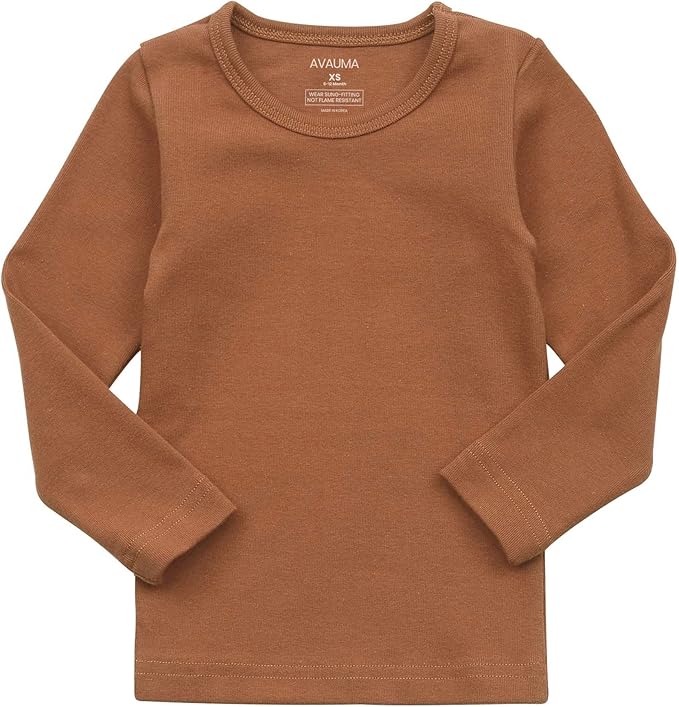 AVAUMA Baby Boys Girls Pajama Set Kids Toddler Snug fit Basic Cotton Sleepwear pjs for Daily