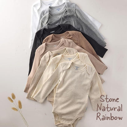 unisex-baby Blake 10-pack Long Sleeve Bodysuits 100% Organic Cotton Baby Boy & Girls