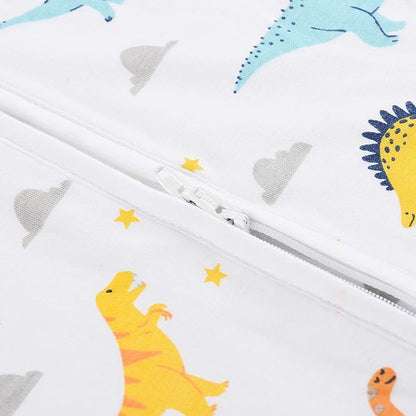 Mama Cheetah Toddler Sleep Sack with Feet 3T-4T, 1.0 TOG Organic Cotton Baby Wearable Blankets with Legs, Baby Sleeping Bag for Walkers, Early Walker Large