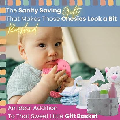 Baby Elefun Baby Teething Toys 5X Pain Relief Zero Delay 6-12 Months Pink