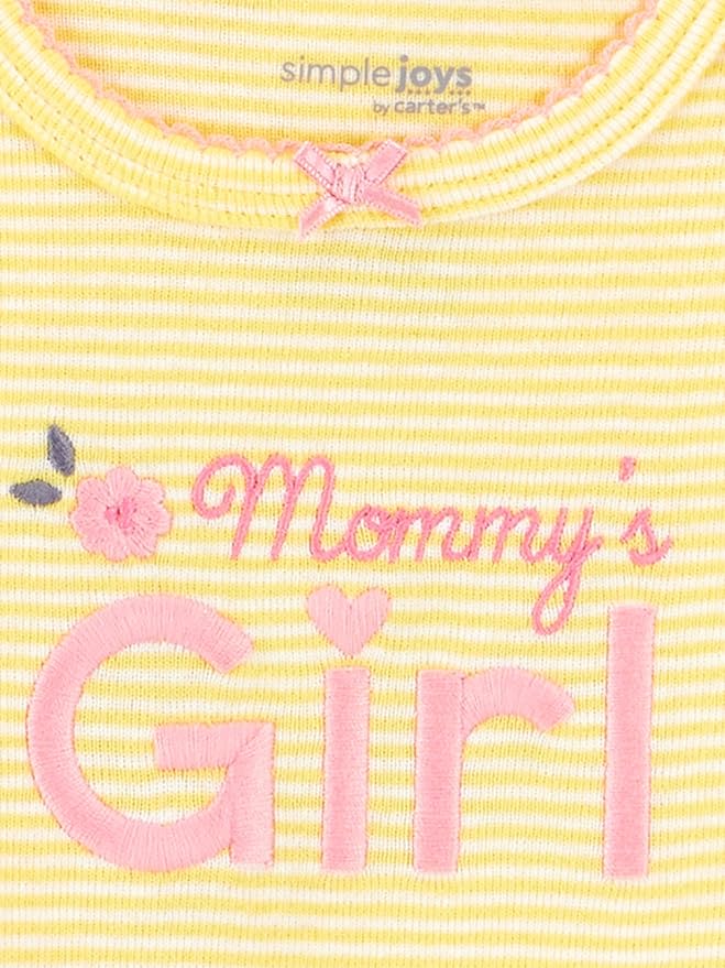 Simple Joys by Carter's Baby-Girls 6-Pack Short-Sleeve Bodysuit