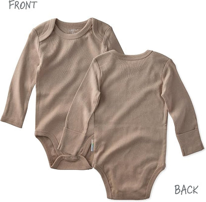 Blake 5-Pack Long Sleeve Bodysuits 100% Organic Cotton Baby Boys & Girls