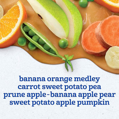 Gerber 2nd Foods Natural for Baby WonderFoods Baby Food, Variety Pack, 4 oz Tubs (32 Pack)