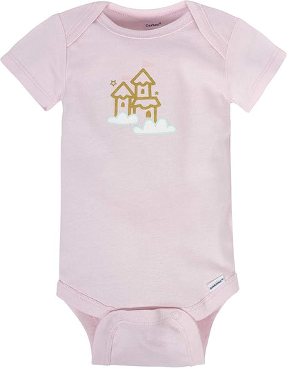 Gerber baby-girls 8-pack Short Sleeve Onesies Bodysuits