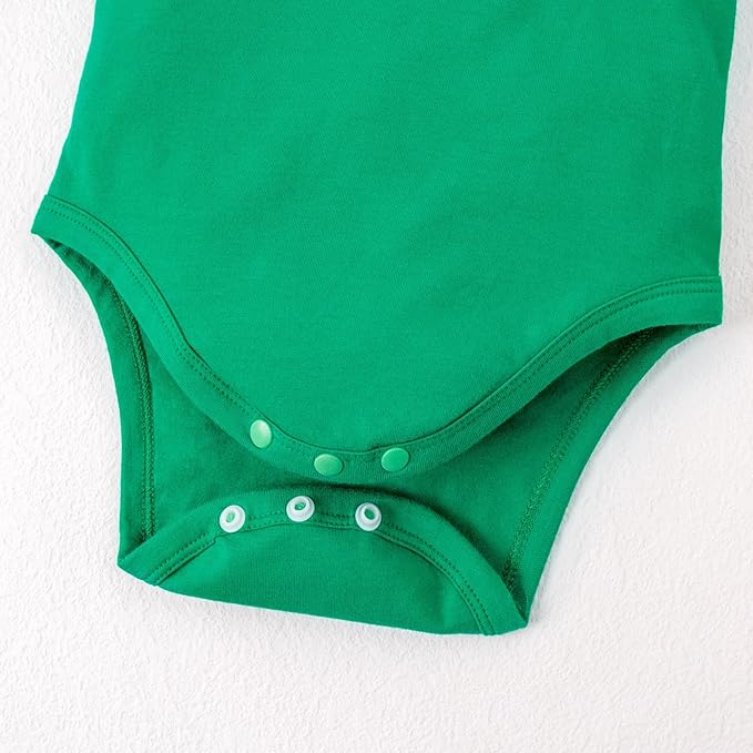 Magic Park 0-24M Infant Girl Romper Baby Girls Solid Color Bodysuit Toddler Ruffle Jumpsuit Shirts Casual Tops Baptism Shirt