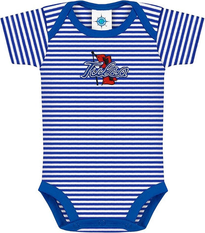 Creative Knitwear College Baby NCAA Infant Striped Bodysuit