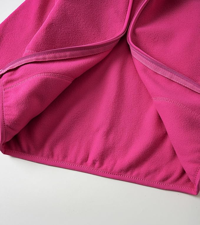 Toddler Fleece Jacket Kids Lightweight Outerwear Boys Girls Long Sleeve Fall Spring Coat 2-12 Years