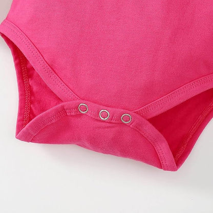 Baby Girl Solid Color Romper Infant Ruffle Sleeve Bodysuit One Piece Outfit Toddler Jumpsuit clothes