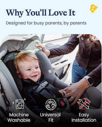 Travel Bug GoldBug Baby & Toddler 2-in-1 Car Seat Head Support - Black