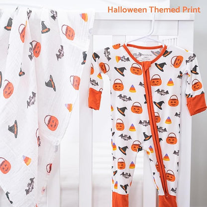 LollyBanks Baby Pajamas, 2-Way Zipper Infant Romper, 95% Viscose Made from Bamboo and 5% Spandex, Baby Sleepers