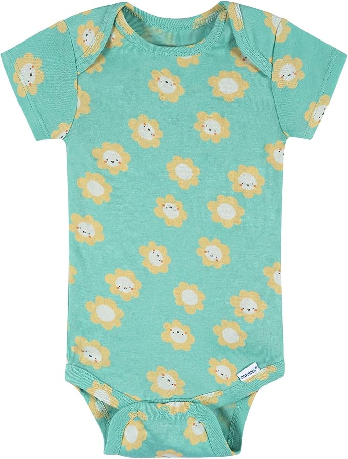 Onesies Brand baby-girls 8-pack Short Sleeve Mix & Match Bodysuits