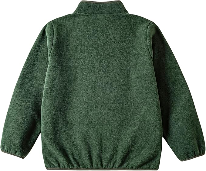 Toddler Fleece Jacket Kids Lightweight Outerwear Boys Girls Long Sleeve Fall Spring Coat 2-12 Years