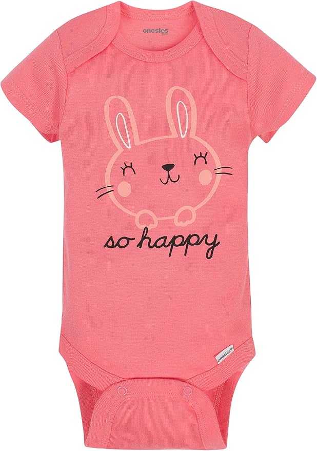 Onesies Brand baby-girls 8-pack Short Sleeve Mix & Match Bodysuits