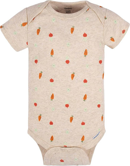 Gerber Unisex Baby 5-Pack Short-Sleeve Onesies