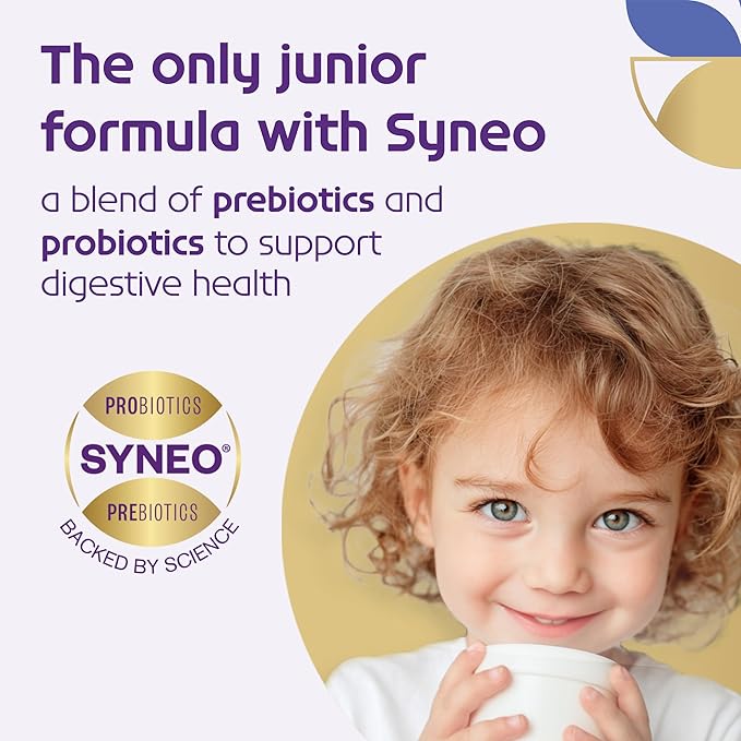Nutricia Neocate Syneo Junior - Hypoallergenic, Dairy-free, Amino Acid-Based Formula for 1+ Years - For Toddlers, Kids & Teens - Powdered Formula - Syneo Junior - 14.1 oz can (Case of 1)