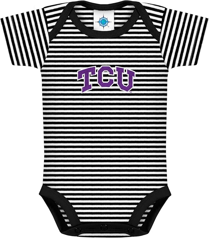 Creative Knitwear College Baby NCAA Infant Striped Bodysuit