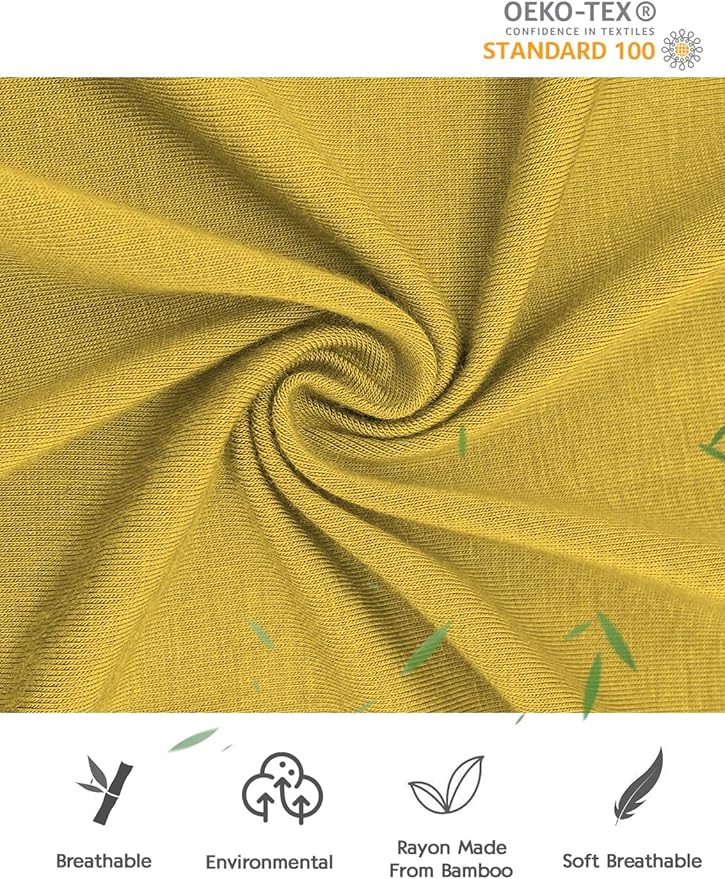 Jimonda Bamboo Baby Pajamas,Unisex Boys Girls One-Piece Footies,Long Sleeve Sleepers 2-Way Zip closure Romper